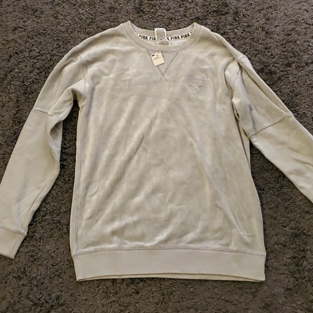 New vs pink crew neck